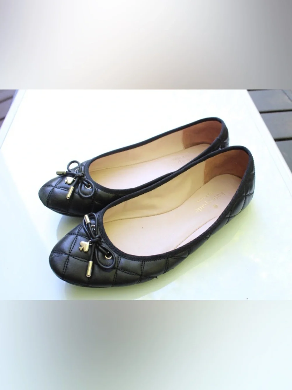 Kate Spade quilted flats Pauline